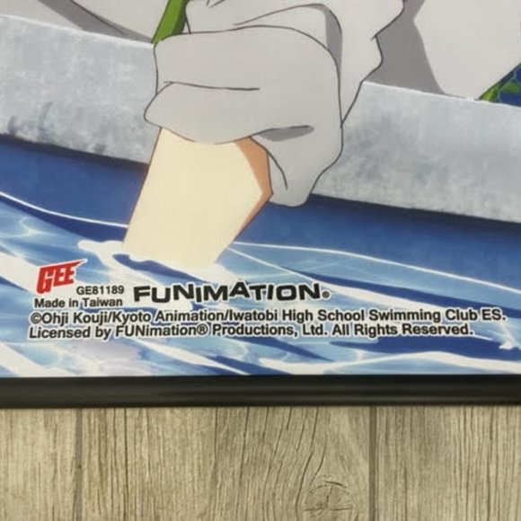 Authentic Free! Eternal Summer Big 31"x42" Fabric Scroll Anime FUNIMATION - Picture 3 of 3